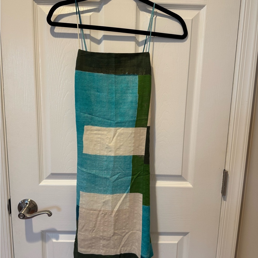 Banana Republic Color Block Midi Dress, size small, NWT